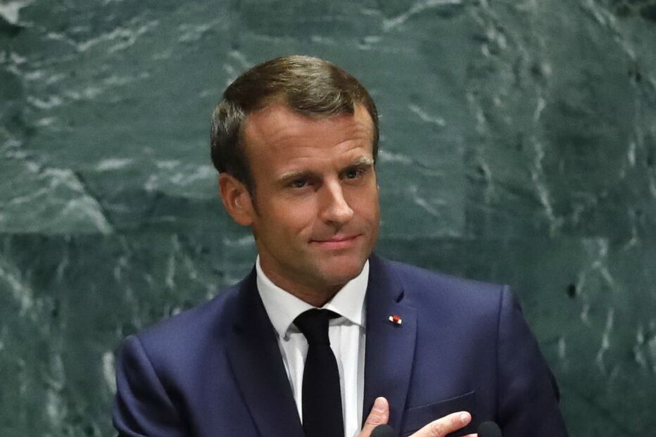 Emmanuel Macron nas Nações Unidas