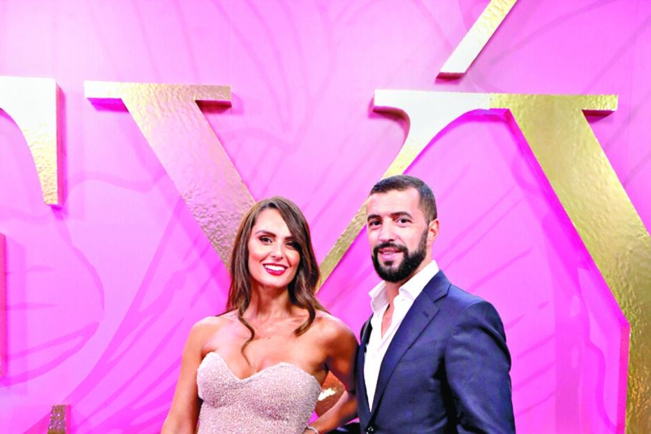 Vanessa Rebelo (Sexy Sport) com Simão Sabrosa	