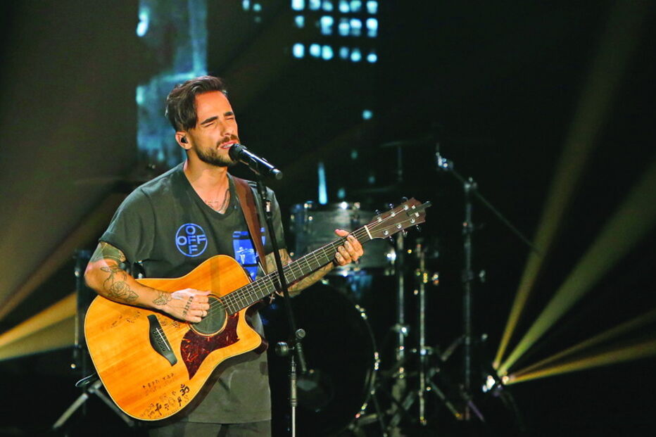 Diogo Piçarra apresentou-se com um novo visual