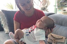 Elma Aveiro e a sobrinha Valentina