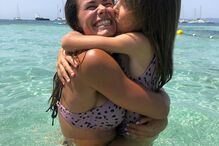 Cláudia Vieira e a filha, Maria, fruto da relação anterior com o ator Pedro Teixeira