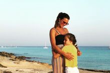 Cláudia e a filha Maria