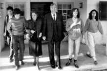 Em família com a mulher e os 4 filhos; Pedro, Domingos, Filipa e Joana 