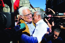 Arruada com Costa na campanha de 2015 