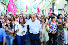 A arruada na Baixa lisboeta teve enchente