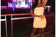 Rita Pereira divertiu-se no Rock in Rio, no Brasil