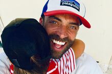 Diogo Amaral e o filho Mateus 