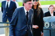 Manuel Monteiro na chegada ao Mosteiro dos Jerónimos