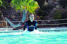 Luciana visitou o Zoomarine, no Algarve 