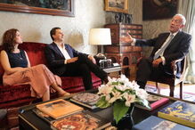 PAN reunido com o Presidente da República, Marcelo Rebelo de Sousa