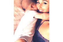 Rita Pereira e o filho Lonô