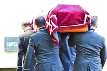 Corpo velado no Centro de Santo Condestável 