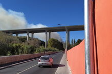 Incêndio na Serra da Carregueira, em Sintra