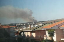 Incêndio na Serra da Carregueira, em Sintra