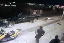 Autarca foi arrastado por um carro