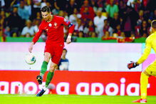 Portugal. O golo mais recente de CR7 foi apontado, na sexta-feira, com a camisola da seleção ante o Luxemburgo (3-0). Um chapéu com nota artística 