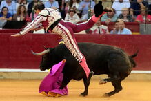 Mariano de la Viña caiu inanimado na arena