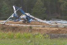 Desabamento de estrutura de vacaria faz dois feridos graves em Ponte de Lima