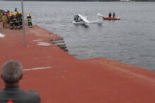  Aeronave cai no rio Minho em Caminha