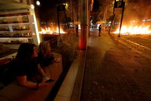 Segundo dia de manifestações em Barcelona