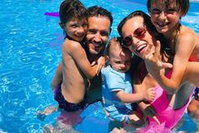 Nuria Madruga em família