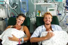 Nuria Madruga em família