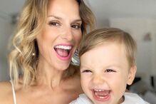 Nuria Madruga em família