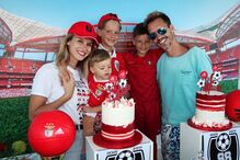 Nuria Madruga em família