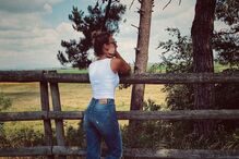 Nuria Madruga em família