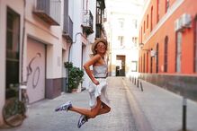 Nuria Madruga em família