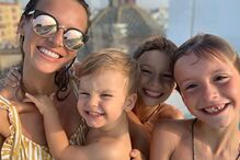 Nuria Madruga em família