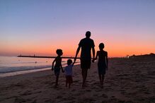 Nuria Madruga em família