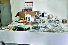 Material apanhado a rede bem hierarquizada