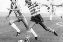 Rui Jordão num jogo contra o FC Porto