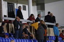 Dolores Aveiro nas bancadas a assistir ao Cova da Piedade - Benfica