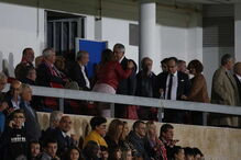 Dolores Aveiro nas bancadas a assistir ao Cova da Piedade - Benfica