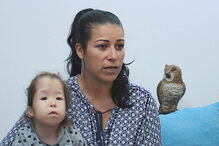 Luana nasceu sem queixo e com as pernas ao contrário