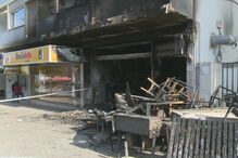 Fogo em hamburgueria em Loulé