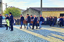 Funeral de Rui Costa, em Pero Viseu