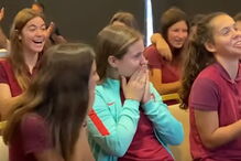 Cristiano Ronaldo surpreendeu a Seleção Feminina sub-17