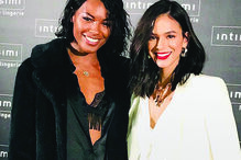 Sharam Diniz com Bruna Marquezine  