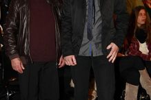 O pai da cantora, Júlio, e o irmão da cantora, Ivo