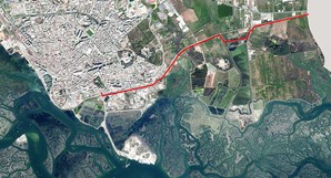 Via vai ter uma extensão de quatro quilómetros e irá ligar a zona do Bom João, em Faro, à entrada da cidade de Olhão 
