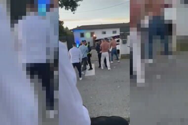 Desacatos entre clientes e seguranças de discoteca em Santo Tirso. Veja as imagens