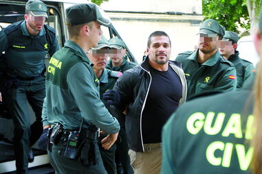 Paulo Baptista quando foi preso em Espanha pelo homicídio de Abel Ureña