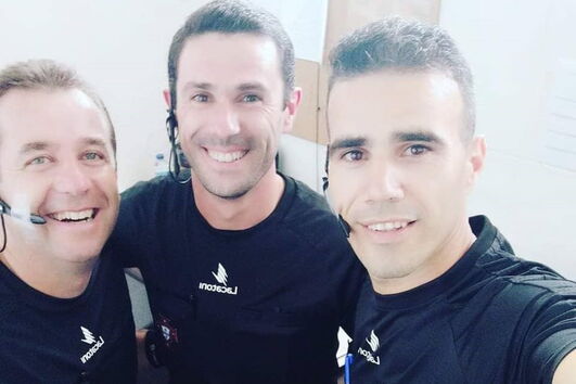 Roberto Rebelo, Roberto Santos e Flávio Silva