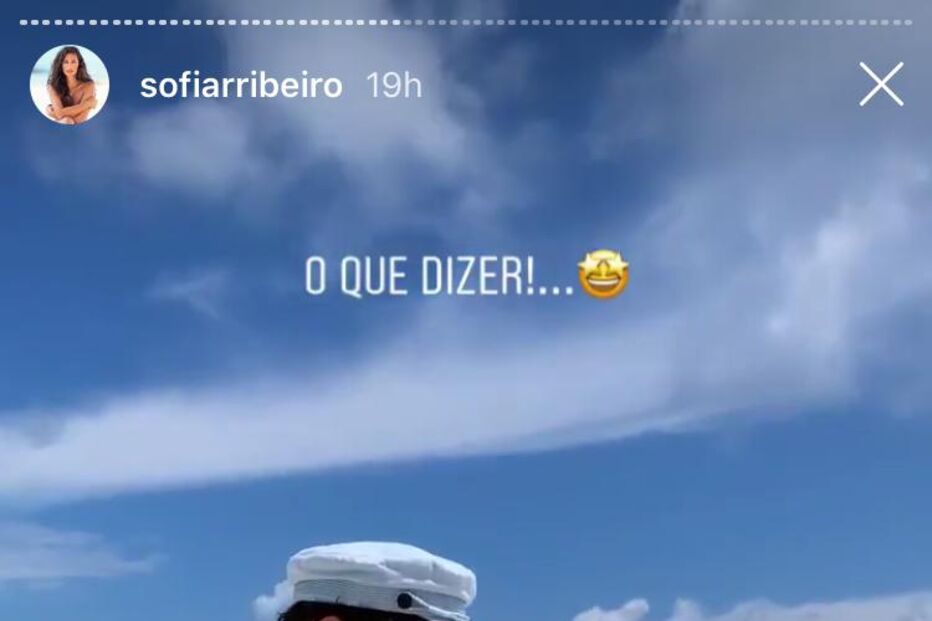 O namorado de Sofia Ribeiro, João Almeida Henriques, foi a companhia especial