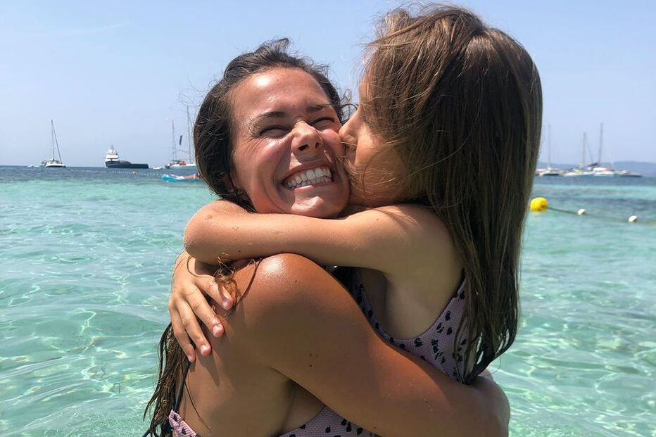 Cláudia Vieira e a filha, Maria, fruto da relação anterior com o ator Pedro Teixeira