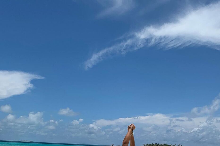 Sofia Ribeiro nas Maldivas