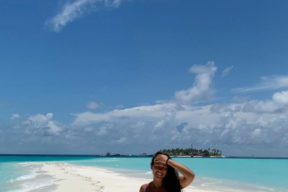 Sofia Ribeiro nas Maldivas